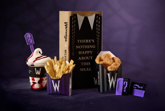 Wendy’s x Wednesday Meal Brings Dark Humor and Fiery Flavor Fans Can’t Resist