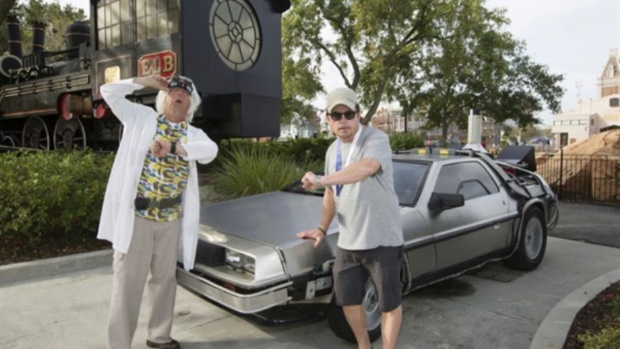 Great Scott! Marty McFly and Doc Brown Reunite at Universal Orlando