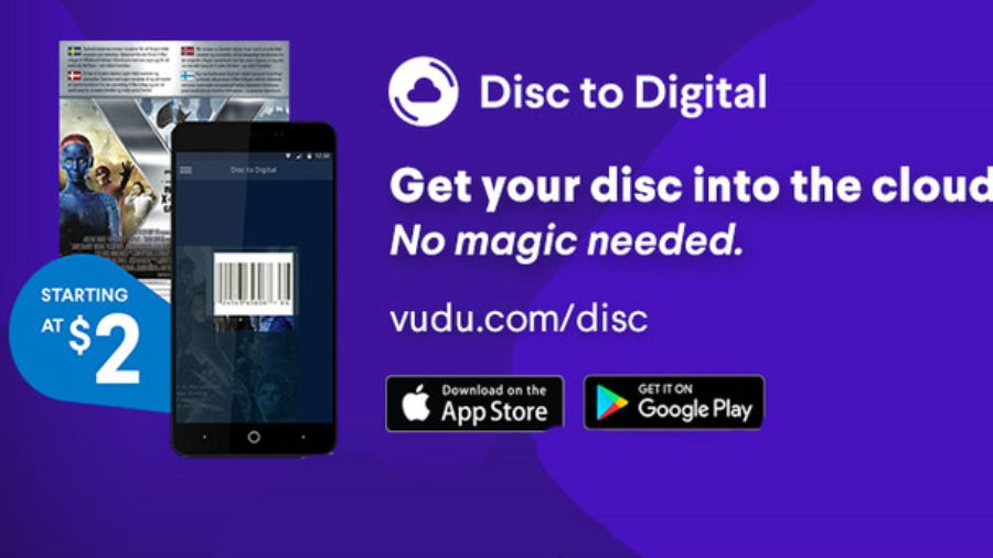 Vudu Update Allows for Disc to Digital Movie Conversions