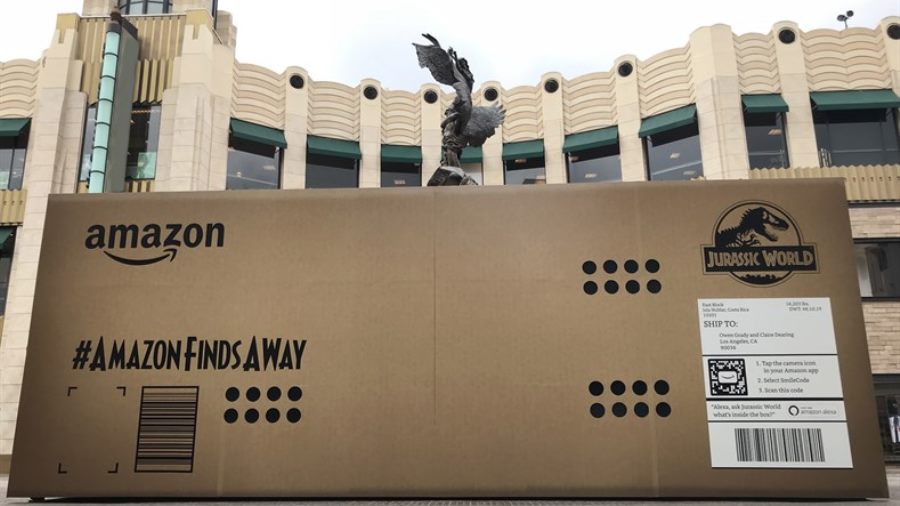 Amazon and Jurassic World: Fallen Kingdom Team Up to Make Amazon's Largest Delivery in History