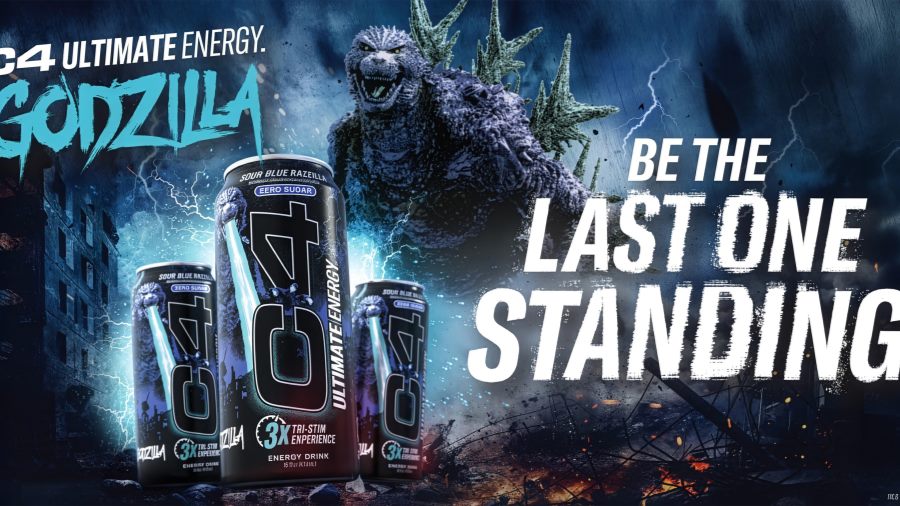 Celebrate Godzilla Day with C4 Ultimate Energy Sour Blue Razzilla