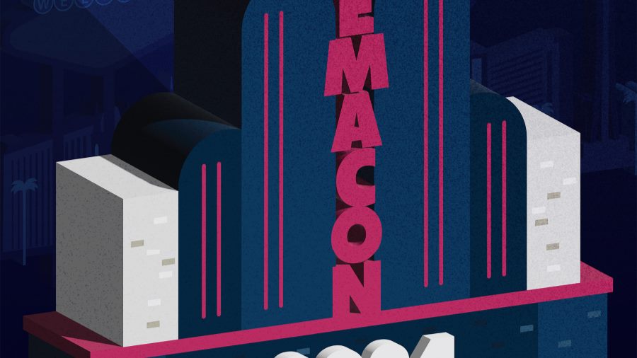 Patrick Stickney Wins Prestigious CinemaCon 2024 Art Contest with "Grand Exterior"