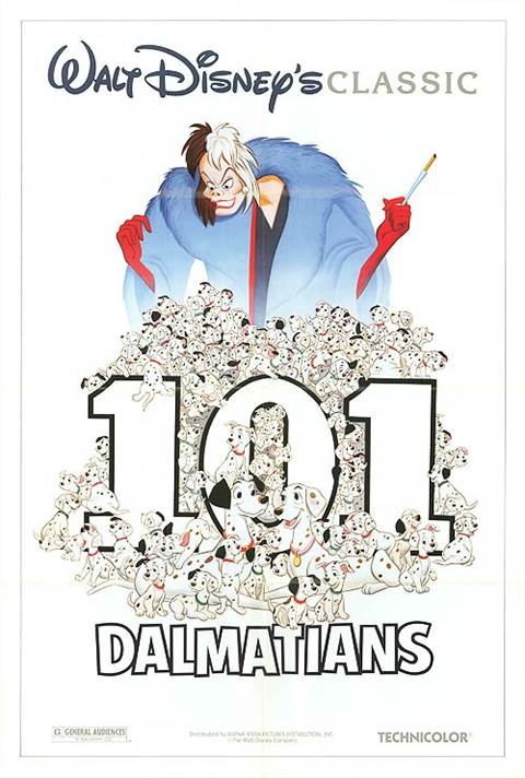 101 Dalmatians movie poster