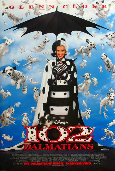 102 Dalmatians movie poster