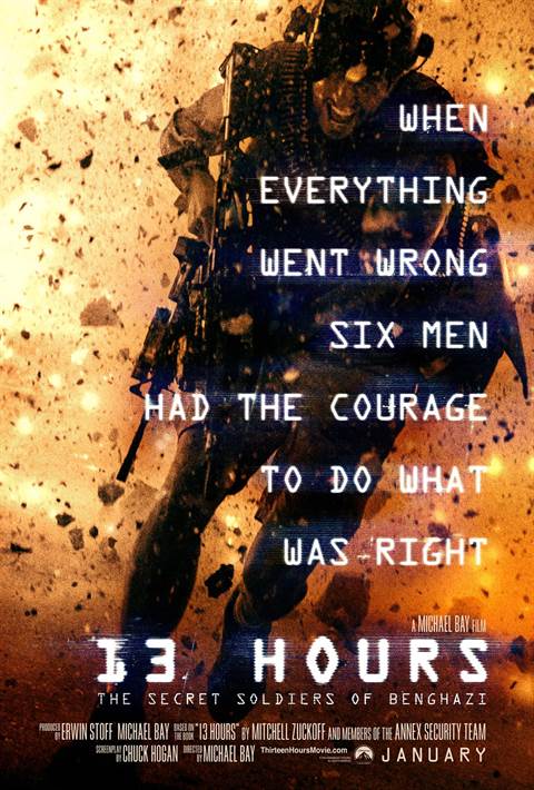 13 Hours: The Secret Soldiers of Benghazi movie poster