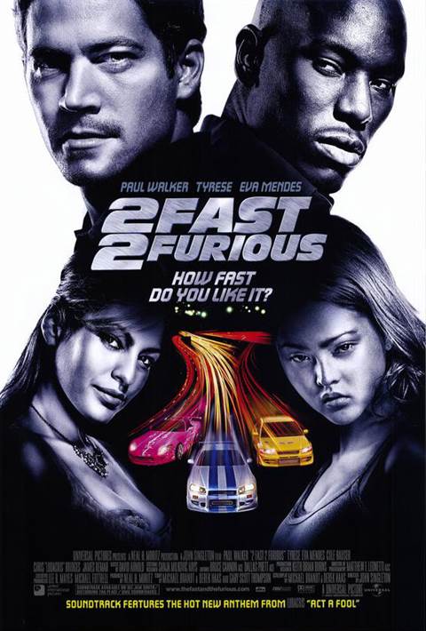 2 Fast 2 Furious movie poster