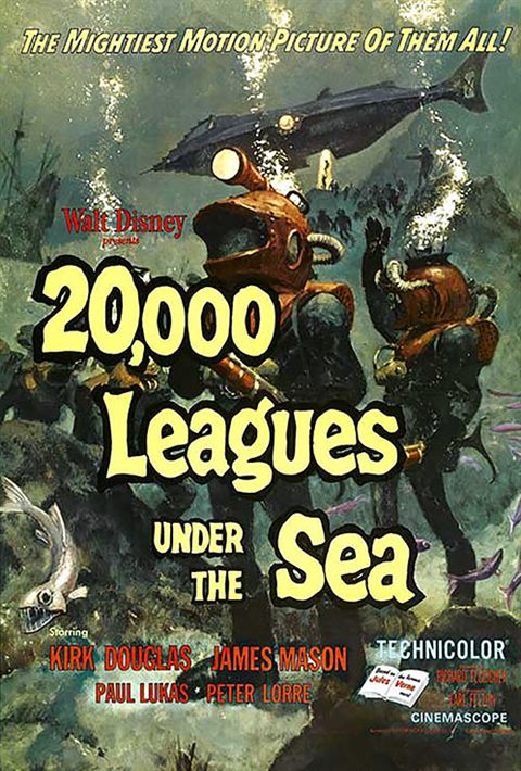 20,000 Leagues Under The Sea movie poster
