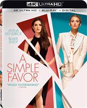 A Simple Favor Physical Media: 4K UHD Review