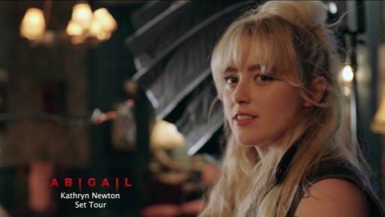 Take a BTS Tour of the ABIGAIL set with Kathryn Newton