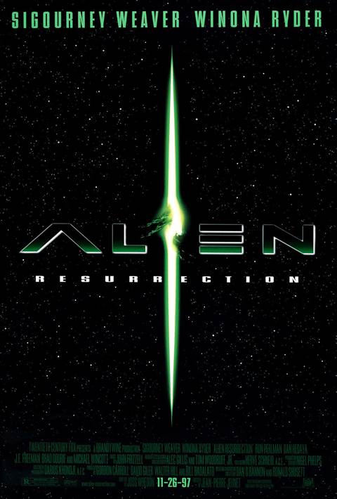 Alien Resurrection movie poster