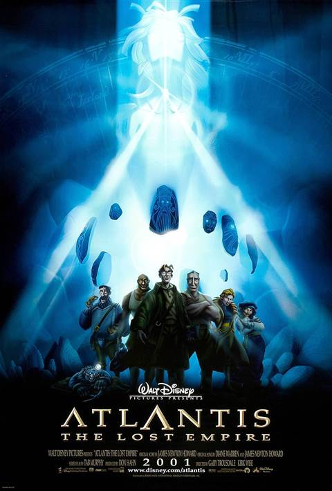 Atlantis: The Lost Empire movie poster