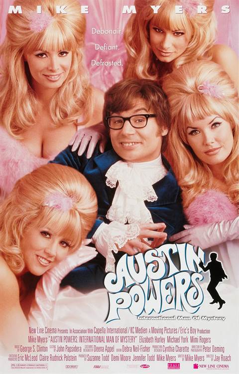 Austin Powers: International Man of Mystery movie poster