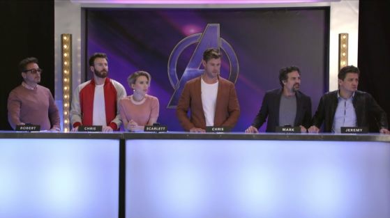 The Stars of Avengers: Endgame Play a Drawing Game