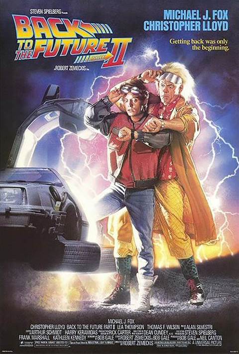 Back to the Future Part II movie poster