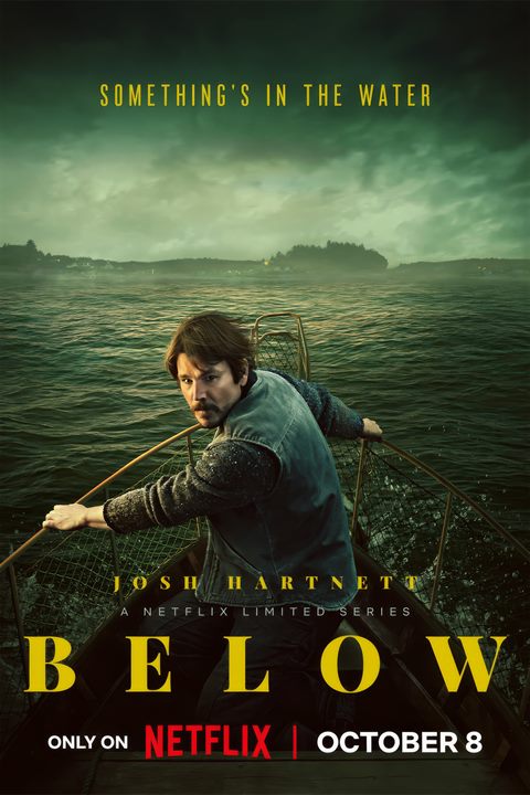 Below movie poster