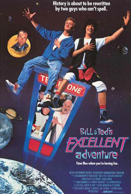 Bill & Ted's Excellent Adventure movie poster