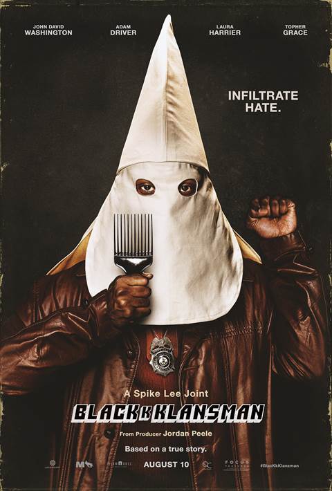BlacKkKlansman movie poster