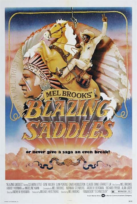Blazing Saddles movie poster