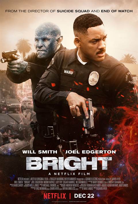 Bright movie poster