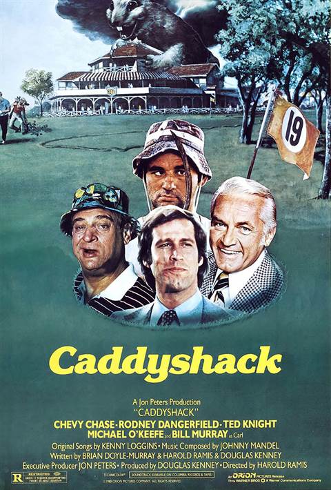 Caddyshack movie poster