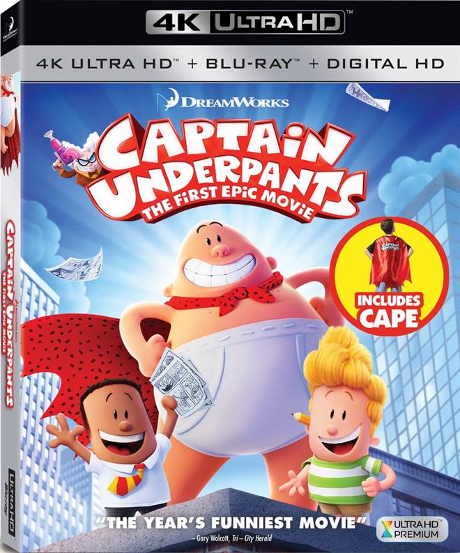 Captain Underpants: The First Epic Movie (2017) 4K Review