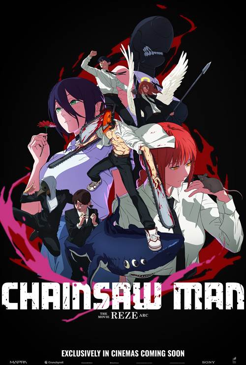 Chainsaw Man – The Movie: Reze Arc Courtesy of Sony Pictures. All Rights Reserved. Chainsaw Man – The Movie: Reze Arc movie poster