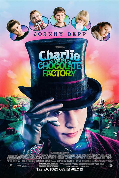 Charlie and the Chocolate Factory movie poster
