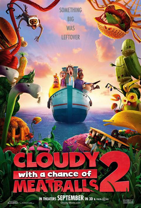 Cloudy with a Chance of Meatballs 2 movie poster