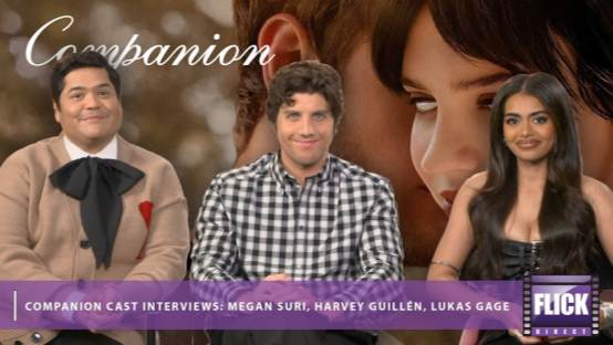 Companion Cast Interviews: Megan Suri, Harvey Guillén, Lukas Gage