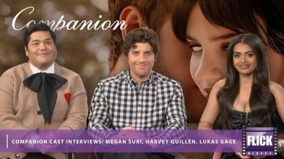 Companion Cast Interviews: Megan Suri, Harvey Guillén, Lukas Gage