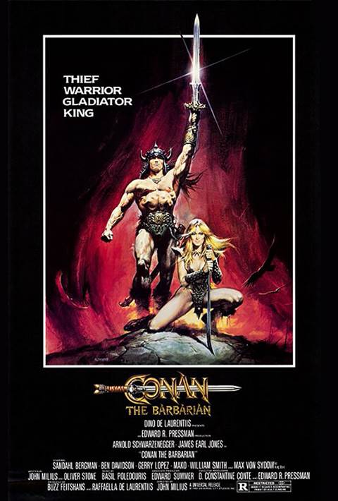 Conan The Barbarian movie poster