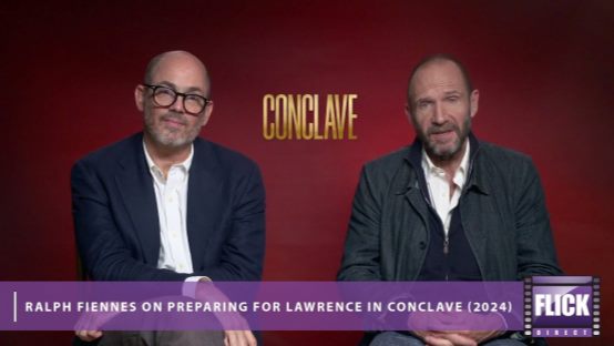 Interview: Ralph Fiennes on Preparing for Lawrence in Conclave (2024) on FlickDirect