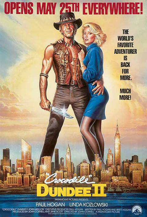 Crocodile Dundee II movie poster