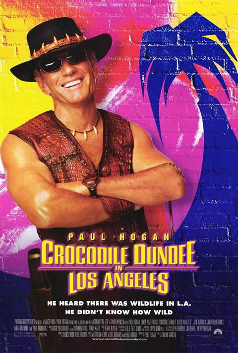 Crocodile Dundee in Los Angeles movie poster