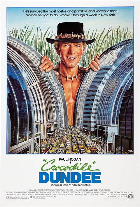 Crocodile Dundee movie poster