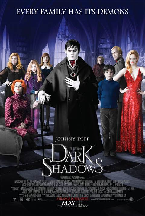 Dark Shadows movie poster