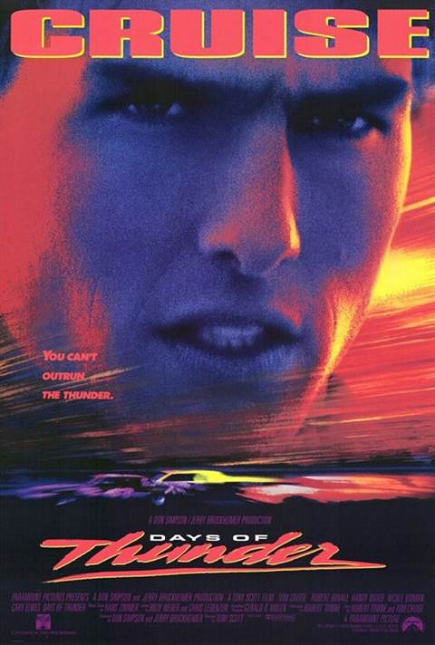 Days of Thunder movie poster