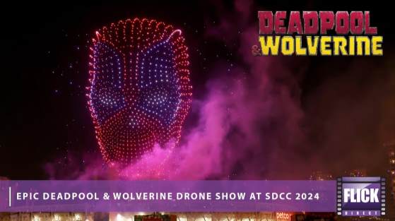 Epic Deadpool & Wolverine Drone Show at SDCC 2024 - Marvel's Ultimate Sky Spectacle!