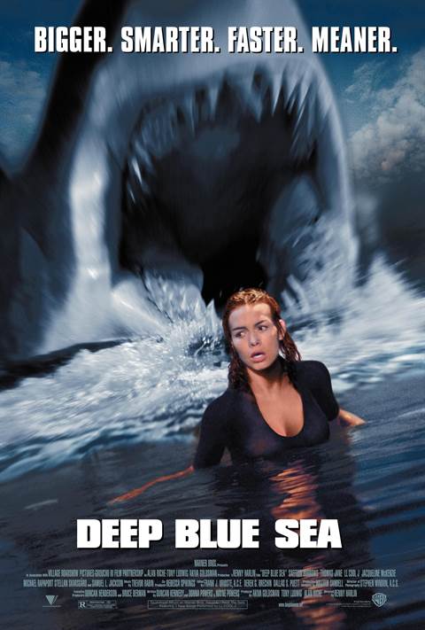 Deep Blue Sea movie poster