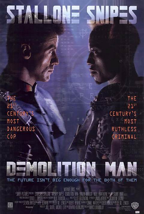 Demolition Man movie poster