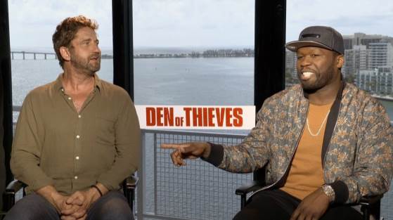 DEN OF THIEVES Interview with stars Gerard Butler & Curtis Jackson (50 Cent)