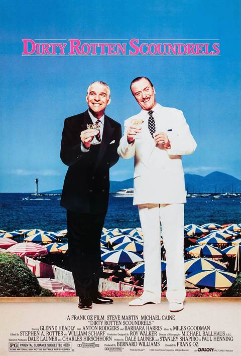 Dirty Rotten Scoundrels movie poster