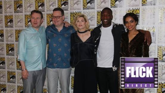 Jodie Whittaker and The Cast of Doctor Who at Comic Con 2018