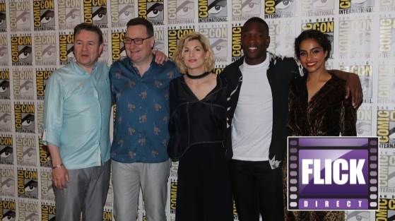 Jodie Whittaker and The Cast of Doctor Who at Comic Con 2018