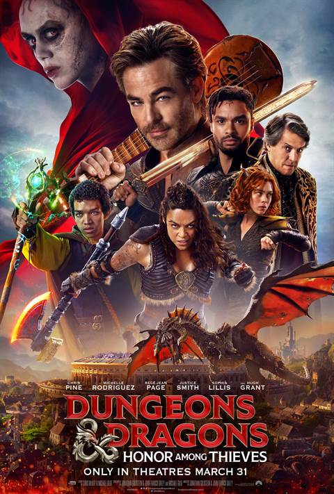 Dungeons & Dragons: Honor Among Thieves movie poster