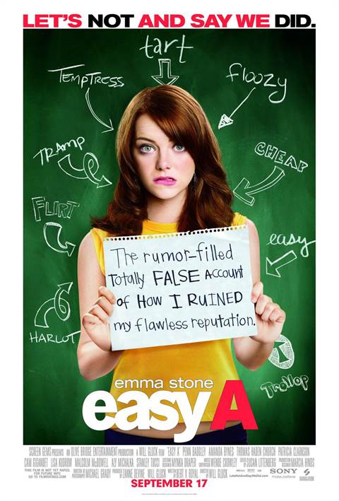 Easy A movie poster