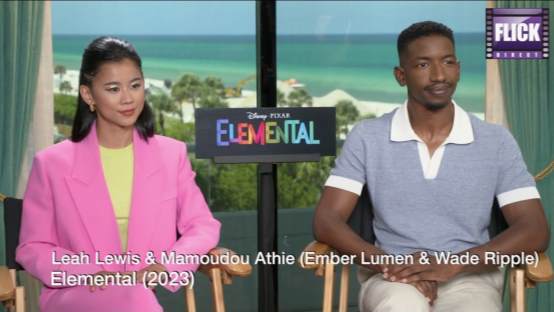 Exclusive: ''Elemental'' Stars Leah Lewis & Mamadou Athie