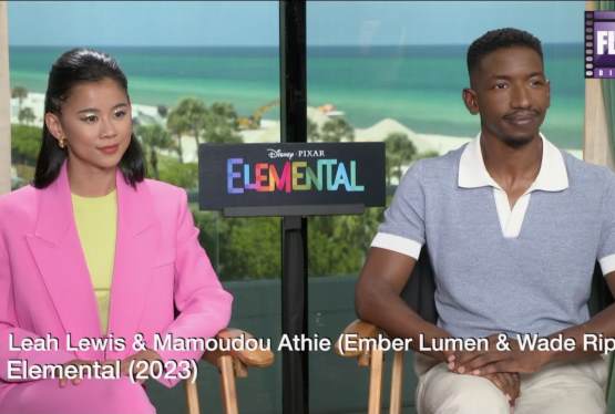 Exclusive: ''Elemental'' Stars Leah Lewis & Mamadou Athie