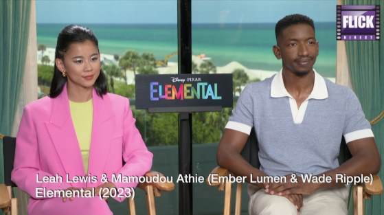 Exclusive: ''Elemental'' Stars Leah Lewis & Mamadou Athie