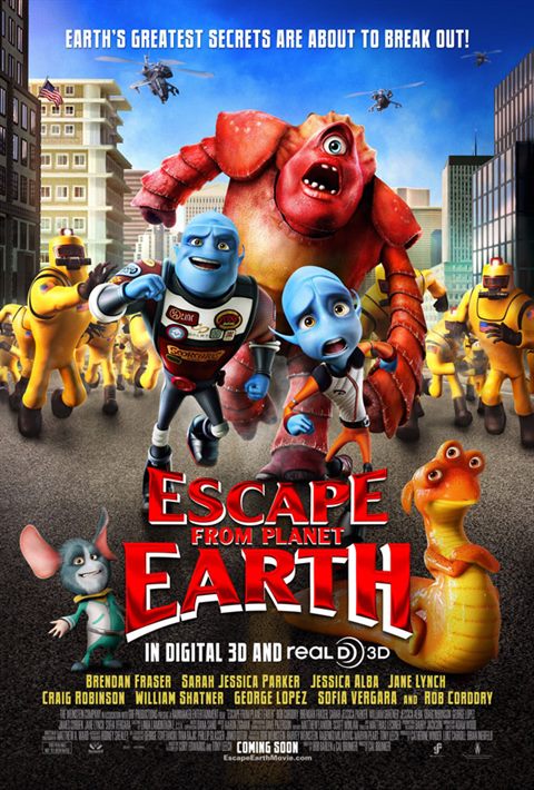 Escape From Planet Earth movie poster